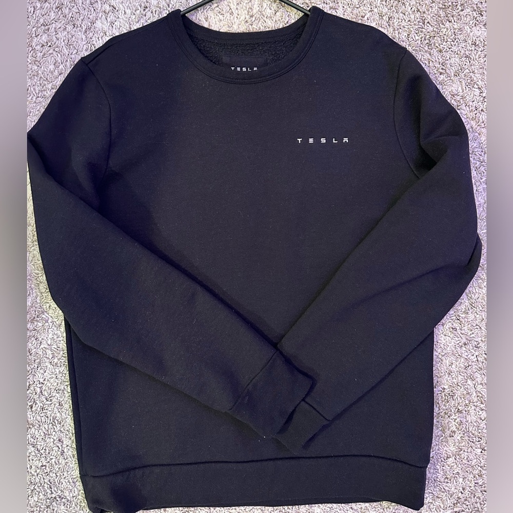 Rare Tesla Crewneck Sweatshirt Mens Large